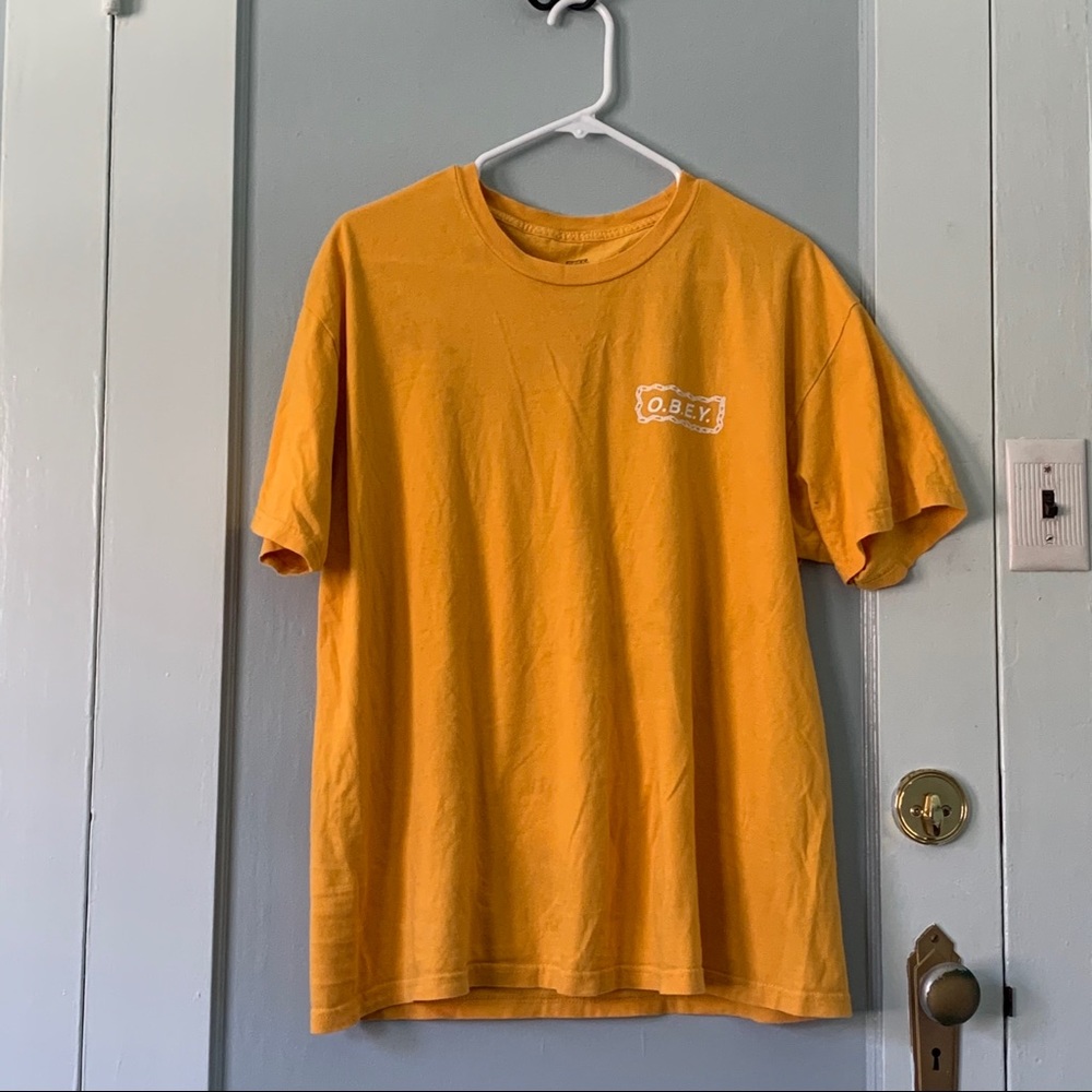 Yellow Obey Shirt
